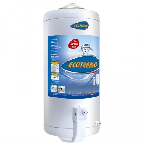 Termotanque A Gas Ecotermo Le 80 Lts Gn Conex Sup
