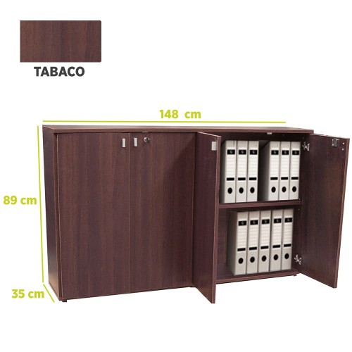 Imagen miniatura Biblioteca Inferior Platinum 505 Puertas De Abrir Tabaco