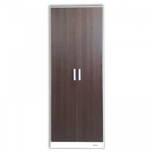 Escobero Platinum 3093 2 Puertas 4 Estantes 1.83 M Blanco Con Tabaco