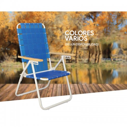 Imagen miniatura Reposera Descansar 20001 5 Posiciones Apoyabr Madera