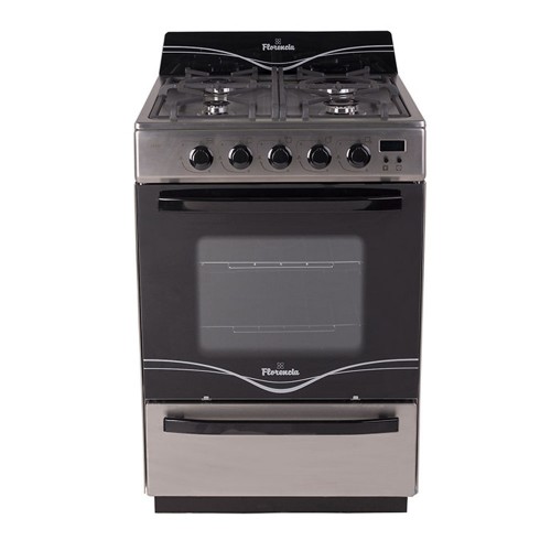 Cocina Multigas Florencia 5558f 56cm Inox Encend Timer Digit