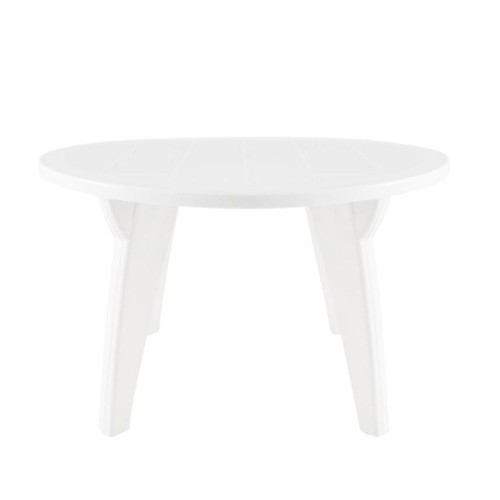 Mesa De Jardín Plástica Garden Life Silver Redonda 1.20 M