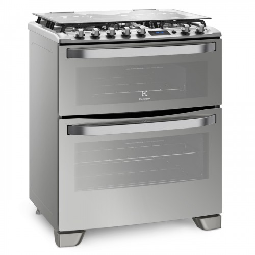 Cocina Multigas Electrolux 76dxr Doble Horno 5h 76 Cm Inox