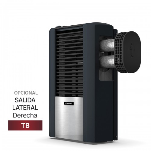 Calefactor Tiro Balanceado Coppens 2500 Cal Salida Derecha