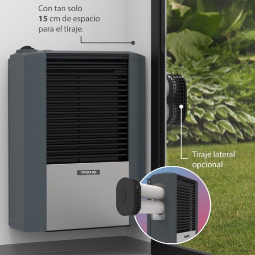 Imagen miniatura Calefactor Tiro Balanceado Coppens 2500 Cal Salida Derecha