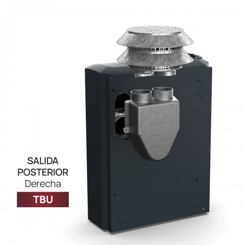 Imagen miniatura Calefactor Tbu Coppens 4000 Cal Salida Vertical Derecha