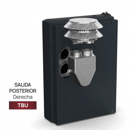 Imagen miniatura Calefactor Tbu Coppens 6000 Cal Salida Vertical Derecha