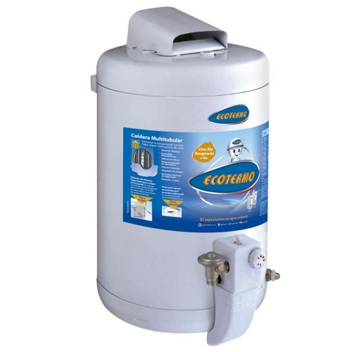Termotanque A Gas Alta Recup Ecotermo Ep53 C/sup 53 Lts Gn