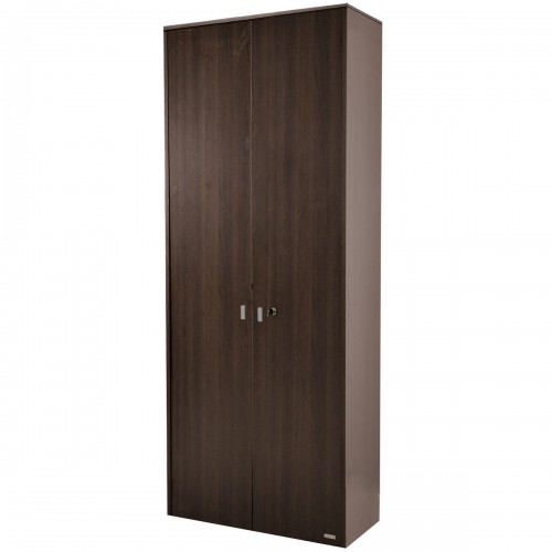 Biblioteca Platinum 529 2 Puertas Altas Con Cerradura Tabaco