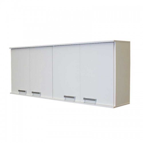 Alacena Platinum 3043 1.6 M 4 Puertas 3 Estantes Regulables Blanco