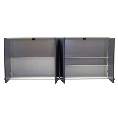 Imagen miniatura Alacena Platinum 3043 1.6 M 4 Puertas 3 Estantes Regulables Blanco Con Tabaco