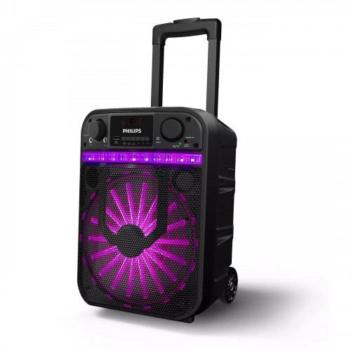 Parlante Portátil Philips Tax2206/77 20w Rms Karaoke Luces