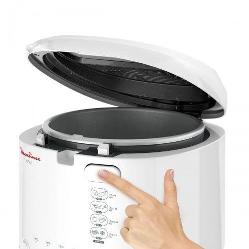 Imagen Freidora De Aceite Eléctrica Moulinex Uno Af203158 1.8l Blca