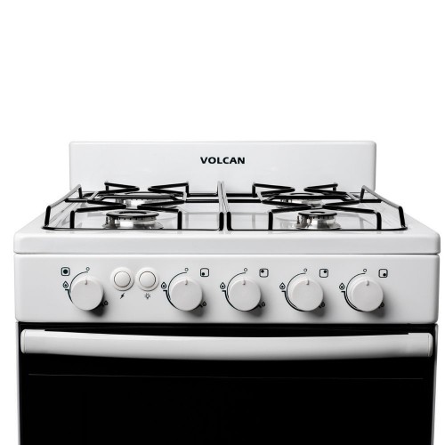 Imagen miniatura Cocina Multigas Volcan 87643v 4h 55cm Luz Encendido Blanca