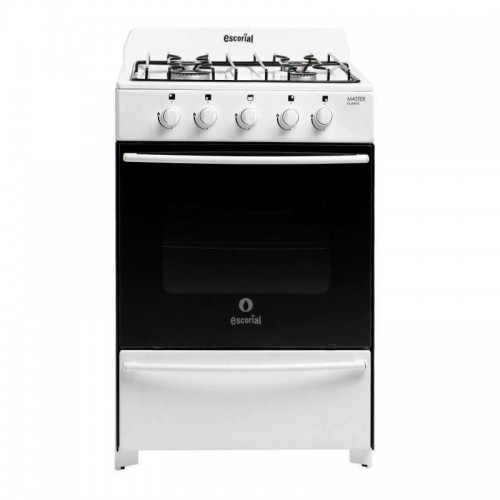 Cocina Escorial Master Classic 4h 56 Cm Blanca Gas Envasado