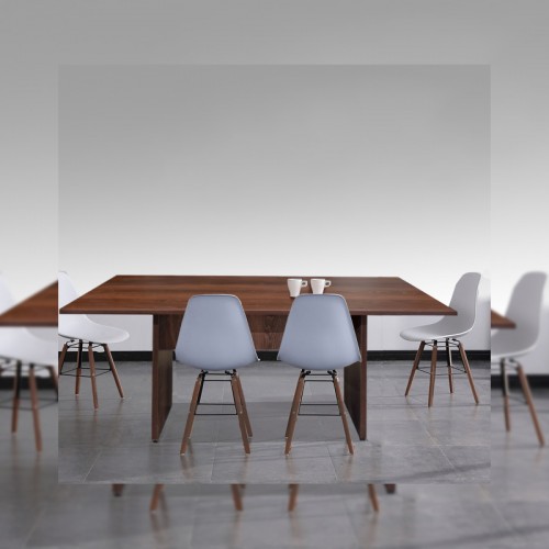 Imagen miniatura Mesa De Comedor Platinum 780 Melamina 150x90 Roble Antiguo