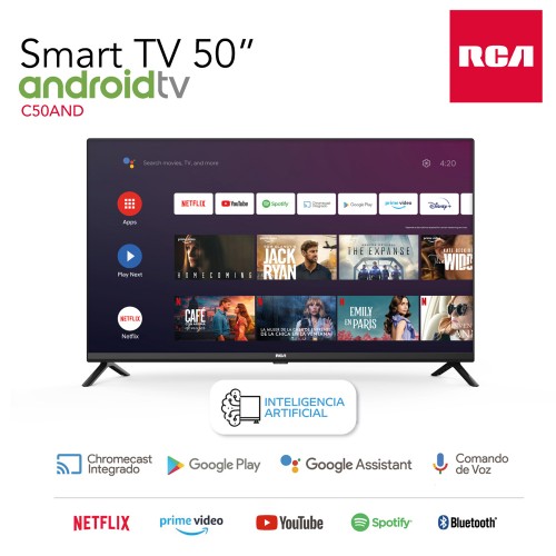 Imagen miniatura Smart Tv Led 50" Rca C50and-f 4k Android