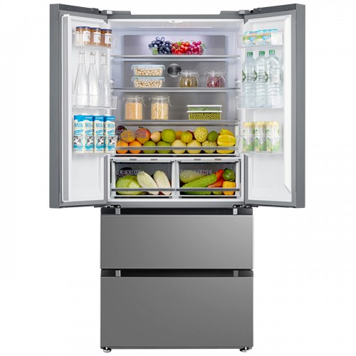 Imagen Heladera No Frost Inverter Midea Rf-f17xar1 470l Inox