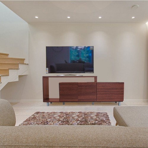 Imagen miniatura Rack De Tv Platinum 2605 1.8 M 2 Cajones 2 Puertas Estantes Cedro