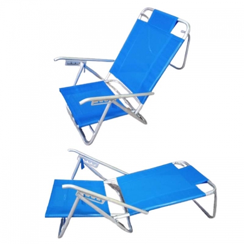 Imagen miniatura Reposera Playera Avelino Aluminio Tela Coversol 5 Posiciones