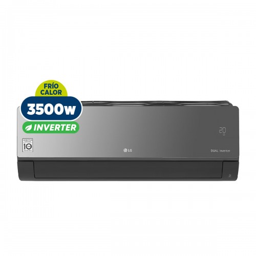 Aire Acond Split Inverter Lg S4-w12jarpa 3500w Wifi Negro