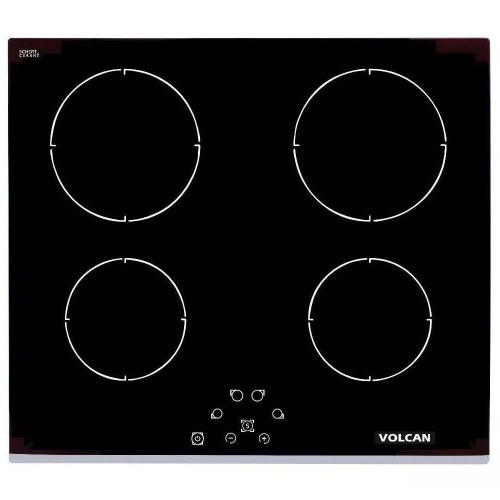 Anafe Eléctrico Empotrable Volcan Ev4sev Vitrocerámico 4h