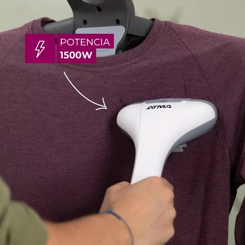 Imagen Vaporizador De Prendas Profesional Atma 94gs4200p Con Percha