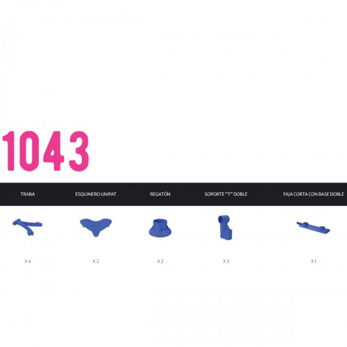 Repuesto Accesorios Plásticos Para Pileta Pelopincho Mod 1043