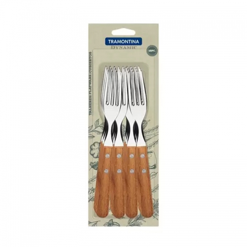 Imagen miniatura Juego De Tenedores X12 Tramontina Dynamo Mango Madera