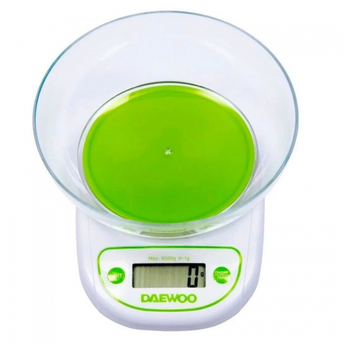 Balanza De Cocina Daewoo Dks2054 Bowl Lcd Hasta 5 Kg