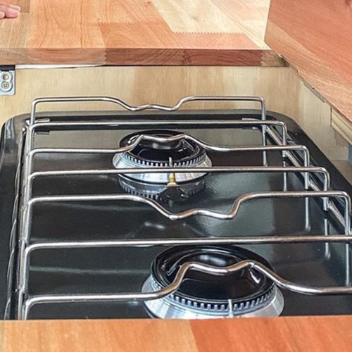 Imagen miniatura Anafe A Gas Sobremesada Brogas 8202 2h Gas Envasado Negro