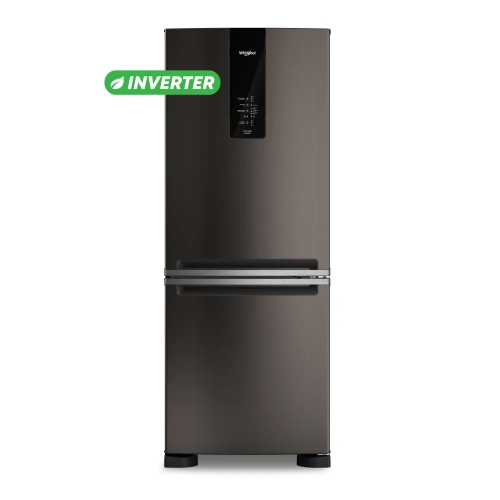 Heladera No Frost Whirlpool Wre57ce 449 Lts Inverter Negra