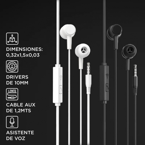 Imagen miniatura Auriculares Con Cable In-ear Stromberg Sonic Black