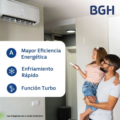Imagen miniatura Aire Acondicionado Split Bgh Bs64wchu 6400w Frio/calor