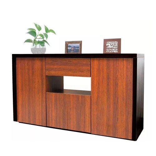 Bahiut Vajillero Platinum 560 1,60 M Negro/roble Antiguo