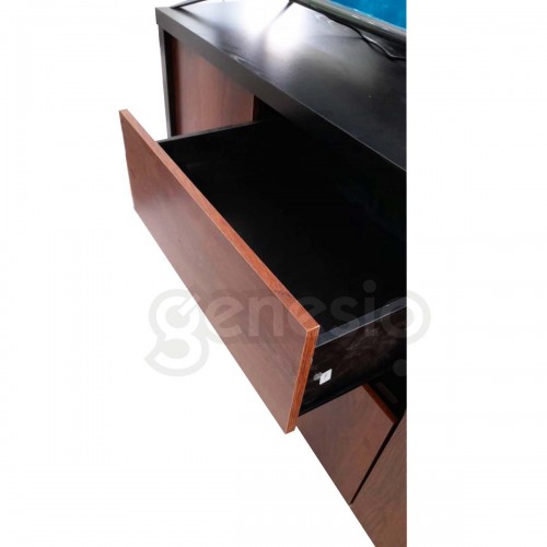 Imagen miniatura Bahiut Vajillero Platinum 560 1,60 M Negro/roble Antiguo