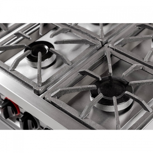 Imagen miniatura Cocina Sol Real 517v-gevv 6 Horn Acero Inox Gas Envasado