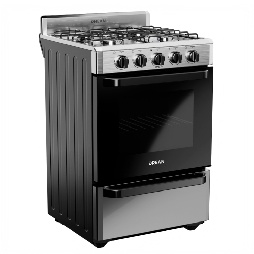 Cocina A Gas Drean Cd5602ai0 4 Hornallas Multigas Acero Inox