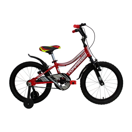 Bicicleta Para Niños Tomaselli Rodado 16 Rojo