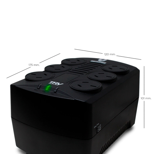 Imagen miniatura Estabilizador De Tension Trv Powesafe 1i 6 Tomas