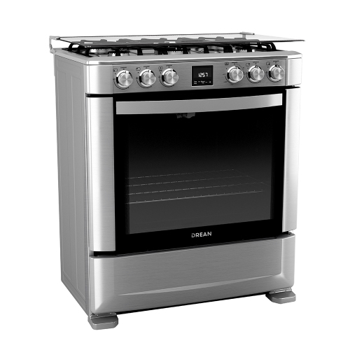 Imagen Cocina A Gas Drean Cd7609ei 5 Hornallas Multigas Inox