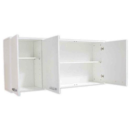 Imagen miniatura Alacena Platinum Mod 3042 1.4 Mts 3 Puertas  Blanco