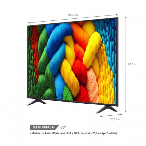 Imagen Smart Tv 65" Lg 65nano80asa 4k Uhd Thinkq