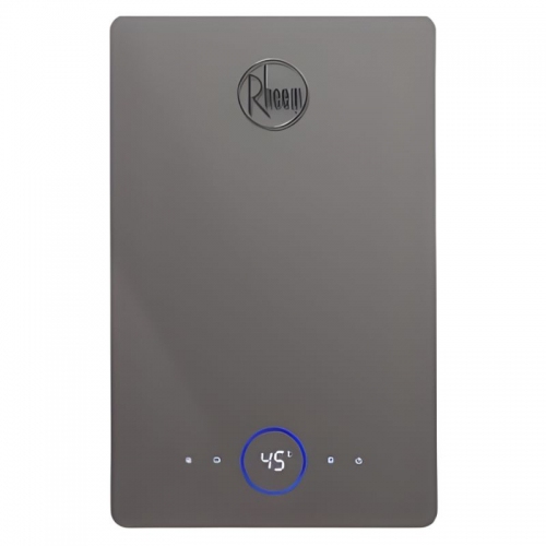 Calefón A Gas Natural Tb Rheem R7 14lts Tiro Forzado Gris