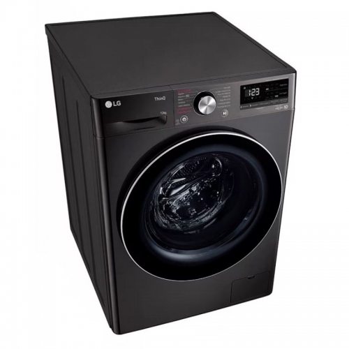 Imagen miniatura Lavarropas Autom Inverter LG WM12BVC4S6 12K 1400RPM Negro