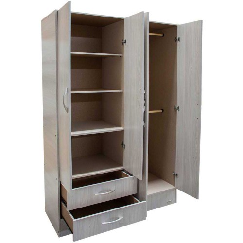 Imagen miniatura Placard Ropero Platinum Modelo 914 1,2mts  Gris