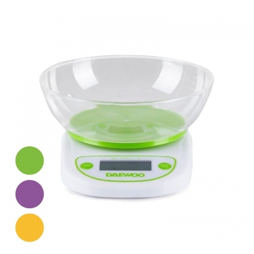 Imagen miniatura Balanza De Cocina Daewoo Digital DKS-2054 Bowl 5Kg
