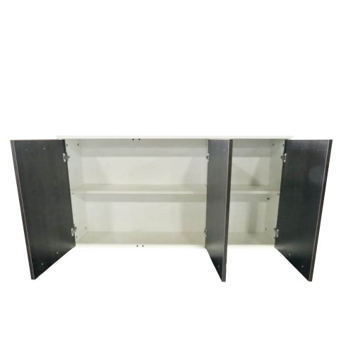 Imagen miniatura Alacena Platinum 3037 1,2mts 3 Puertas Tabaco Con Blanco