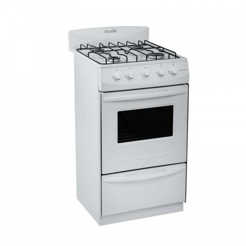 Imagen miniatura Cocina Escorial Candor 4h 50cm Blanca Gas Natural