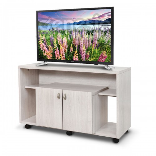 Mesa Rack Para Tv Led Audio Platinum 2604 1mt Gris Andino